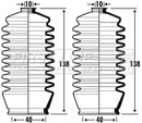First Line Steering Gaiter Kit Part No -FSG3377