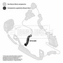 Borg & Beck Turbo Hose Part No -BTH1419