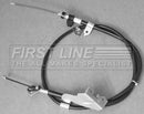 First Line Brake Cable- RH Rear - FKB3663 fits Toyota Yaris EU (Drums) 07/11-