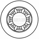 Borg & Beck Brake Disc Pair Part No -BBD5233