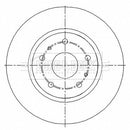 Borg & Beck Brake Disc Pair Part No -BBD5207