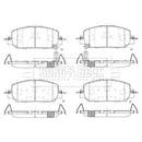 Borg & Beck Brake Pad Set -BBP2833