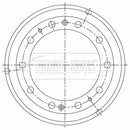 Borg & Beck Brake Drum - BBR32546