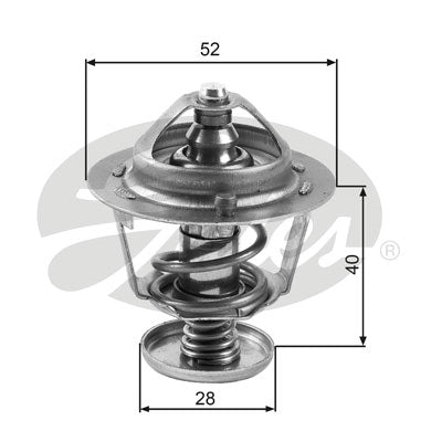 Gates Thermostat, coolant - TH24782G1