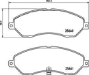 Mintex Brake Pad Set fits - MDB3403 (also fits other vehicles)