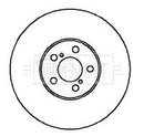 Borg & Beck Brake Disc Pair Part No -BBD5034