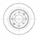 Borg & Beck Brake Disc Pair Part No -BBD5415