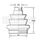 First Line Cv Joint Boot Kit Part No -FCB2777