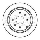 Key Parts Brake Disc Pair Part No -KBD4108