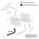 Borg & Beck Turbo Oil Hose Part No -BTH1008