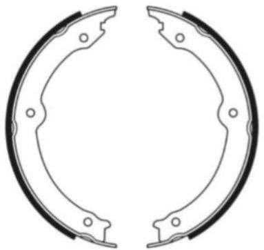 Mintex Brake Shoes fits -Toyota MFR774 (also fits other vehicles)