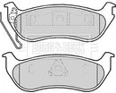 Borg & Beck Rear Brake Pad Set -BBP2174