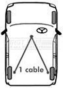 First Line Brake Cable -FKB2053