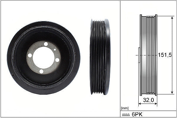 INA Belt Pulley Crankshaft Part No - 544012310