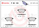 Brembo Brake Pad Set - P83133