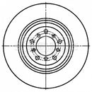 Borg & Beck Brake Disc (Single)  - BBD6079S