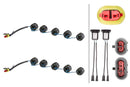 HELLA 2PT 010 458-711 LED-Daytime Running Light Set - LEDayFlex - 12/24V