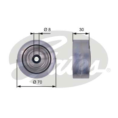 Gates DriveAlign Idler Pulley - T36386