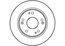 Disctech Brake Disc - Fits Honda, Hyundai - ABD2109 - Rear Axle