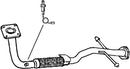 Klarius 301368 - Front Pipe For Cat  - Fits Ford Galaxy 2.3i