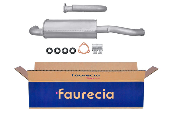 FAURECIA 8LD 366 029-061 Rear Muffler - Easy2Fit® Kit - fits FIAT MULTIPLA