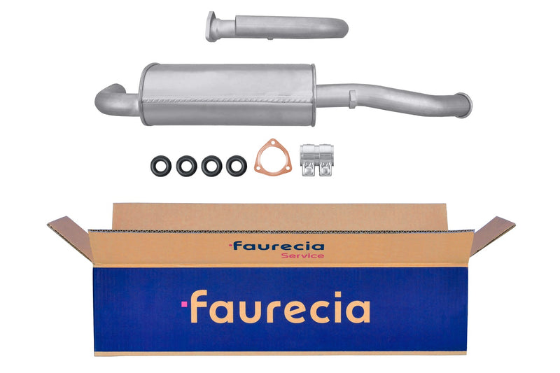 FAURECIA 8LD 366 029-061 Rear Muffler - Easy2Fit® Kit - fits FIAT MULTIPLA