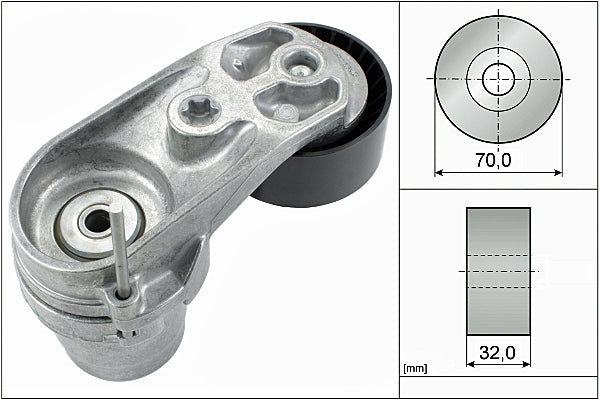 INA Tensioner Lever - V-Ribbed Belt - Part No - 534043310
