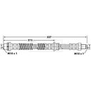 Borg & Beck Brake Hose Part No -BBH6843