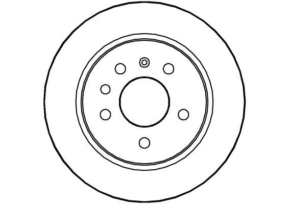 Disctech Brake Disc - Fits Hyundai, Opel - ABD2889 - Rear Axle