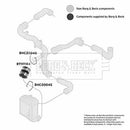 Borg & Beck Turbo Hose Part No -BTH1144