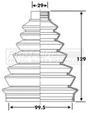 First Line Cv Joint Boot Kit Part No -FCB6278