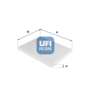 UFI Cabin Filter - Cf10282 - 53.124.00