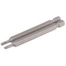 Draper 2PC 75mm 3.0MM P.Slot.S/BIT - 64292
