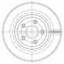 Borg & Beck Brake Disc Pair Part No -BBD5465