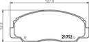 Mintex Brake Pad Set fits -Daihatsu MDB1436 (also fits other vehicles)