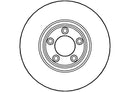 Disctech Brake Disc - Fits Daimler, Subaru - ABD2925 - Front Axle