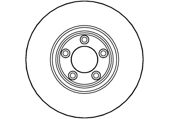 Disctech Brake Disc - Fits Daimler, Subaru - ABD2925 - Front Axle