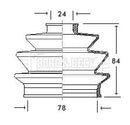 Borg & Beck Cv Joint Boot Kit Part No -BCB2011