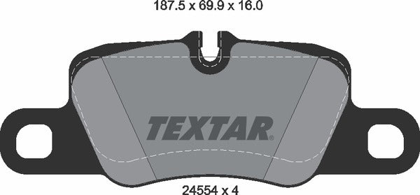 Textar Brake Pad Set - 2455402