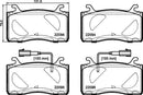 Mintex Brake Pad Set fits -Alfa Romeo MDB3984 (also fits other vehicles)