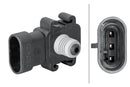 HELLA 6PP 358 152-011 Sensor, boost pressure - 4-pin connector - Bolted