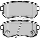 Borg & Beck Rear Brake Pad Set -BBP2104