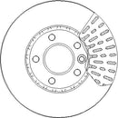 Disctech Brake Disc - Fits Land rover, Vw - ABD3261 - Front Axle