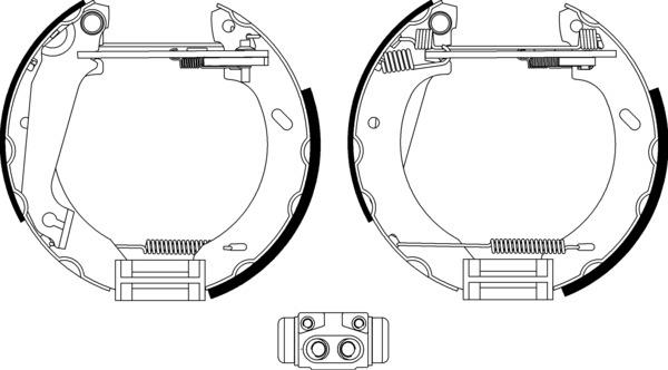 Mintex Brake Shoe Kits fits -Ford MSP103 (also fits other vehicles)