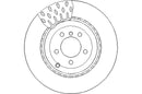 Disctech Brake Disc - Fits Honda, Land rover - ABD3138 - Rear Axle