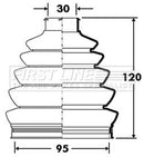 First Line Cv Joint Boot Kit Part No -FCB2393