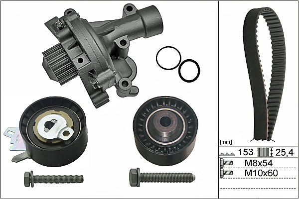 INA Water Pump & Timing Belt Set - Part No - 530047130
