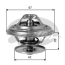 Gates Thermostat, coolant - TH01982G1