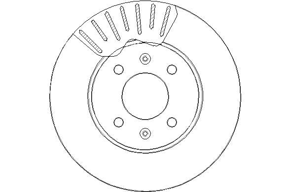 Disctech Brake Disc - Fits Hyundai, Land rover - ABD2517 - Front Axle