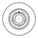 Borg & Beck Brake Disc Pair Part No -BBD4183